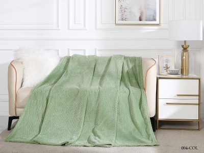 Плед CL HOME "Coletta" велсофт полуторный 150*200 (150/004-COL, Оригинальное, Зеленый)