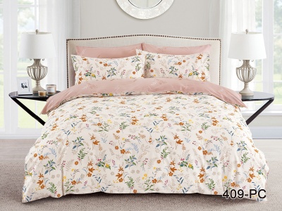 КПБ Cleo Поплин "Pure Cotton" полуторный 145*215*1 150*220*1(±5) 70*70*2(±2) в ПВХ (15/409-PC, Цветы, Персиковый) КПБ Cleo Поплин "Pure Cotton" полуторный 145*215*1 150*220*1(±5) 70*70*2(±2) в ПВХ (15/409-PC, Цветы, Персиковый)