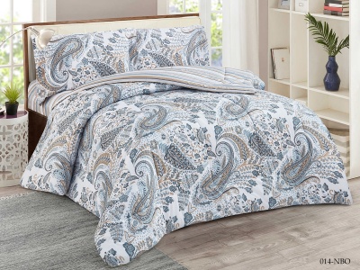 КПБ CLEO сатин "Notte Bianca" с одеялом двуспальный 180*210*1 230*250*1 50*70*2(±2) (22/014-NBO, Оригинальное, Мультиколор)