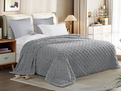 Ткань велсофт "Gammi" 280 гр/м2 (002-GAM, Геометрия, Серый)