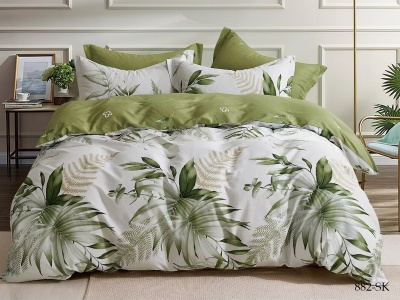 КПБ Cleo сатин набивной "Satin de Luxe" евро 200*220*1 230*250*1(±5) 50*70+5*2 70*70*2(±2) (31/882-SK, Листья, Мультиколор) КПБ Cleo сатин набивной "Satin de Luxe" евро 200*220*1 230*250*1(±5) 50*70+5*2 70*70*2(±2) (31/882-SK, Листья, Мультиколор)