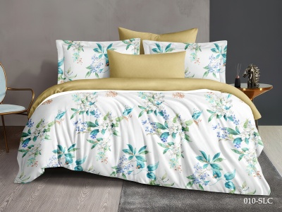 Ткань сатин набивной "Satin Digital" 120 ± 5 гр/м2 (010-SLC(B), Цветы, Мультиколор)