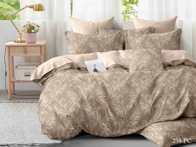 Ткань Поплин "Pure cotton" 120 ± 5 гр/м2 хлопок 100% (234-PC(B), Растения, Бежевый) Ткань Поплин "Pure cotton" 120 ± 5 гр/м2 хлопок 100% (234-PC(B), Растения, Бежевый)