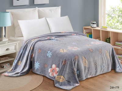 Плед Cleo "Bamboo" полуторный 150*200 микрофибра 100% (150/246-pb, Цветы, Мультиколор)