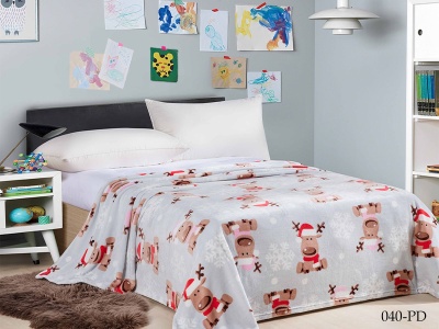 Плед Cleo "Bambino" велсофт двуспальный 180*200 (180/040-pd, Оригинальное, Мультиколор)