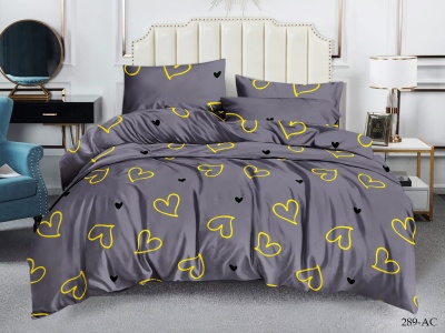 КПБ Cleo полисатин "Art Color" евро 200*220*1 220*240*1(±5) 50*70*2(±2) 70*70*2(±2) (31/289-AC, Оригинальное, Серый) КПБ Cleo полисатин "Art Color" евро 200*220*1 220*240*1(±5) 50*70*2(±2) 70*70*2(±2) (31/289-AC, Оригинальное, Серый)