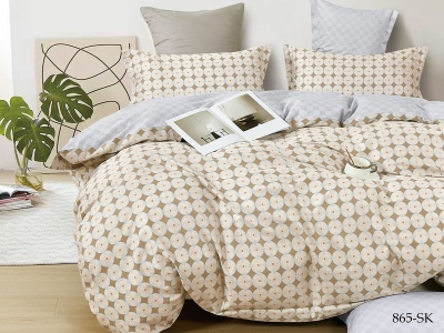 КПБ Cleo сатин набивной "Satin de Luxe" полуторный 150*210*1 160*230*1(±5) 70*70*2(±2) (15/865-SK, Оригинальное, Мультиколор) КПБ Cleo сатин набивной "Satin de Luxe" полуторный 150*210*1 160*230*1(±5) 70*70*2(±2) (15/865-SK, Оригинальное, Мультиколор)