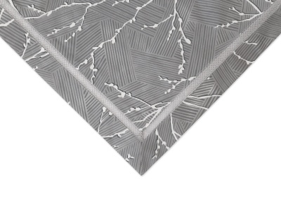 Набор декоративных наволочек Cleo "VELLO D`ORO" 50*70(+5) (2шт) (50/004-VDR, Растения, Серый)