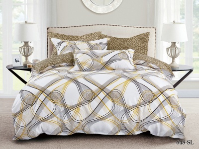 Ткань сатин набивной b-220 "Satin lux" 115 ± 5 гр/м2 (648-sl(B), Абстракция, Мультиколор)