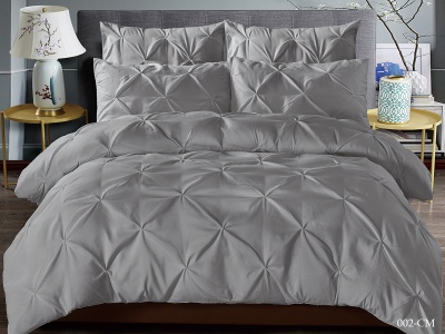 КПБ Cleo микросатин "Casa Mare" полуторный 150*215*1 150*200*25(±5) 50*70*2(±2) в коробке  (15/012-CM, Однотонное, Серый) КПБ Cleo микросатин "Casa Mare" полуторный 150*215*1 150*200*25(±5) 50*70*2(±2) в коробке  (15/012-CM, Однотонное, Серый)