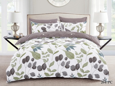 КПБ Cleo Поплин "Pure Cotton" полуторный 145*215*1 150*220*1(±5) 70*70*2(±2) в ПВХ (15/264-PC, Листья, Мультиколор) КПБ Cleo Поплин "Pure Cotton" полуторный 145*215*1 150*220*1(±5) 70*70*2(±2) в ПВХ (15/264-PC, Листья, Мультиколор)