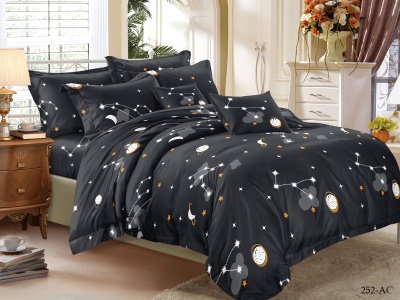 КПБ Cleo полисатин "Art Color" полуторный 145*215*1 150*220*1(±5) 70*70*2(±2) (15/252-AC, Оригинальное, Черный) КПБ Cleo полисатин "Art Color" полуторный 145*215*1 150*220*1(±5) 70*70*2(±2) (15/252-AC, Оригинальное, Черный)