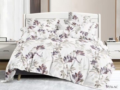 КПБ Cleo полисатин "Art Color" полуторный 145*215*1 150*220*1(±5) 70*70*2(±2) (15/174-AC, Ветви, Белый) КПБ Cleo полисатин "Art Color" полуторный 145*215*1 150*220*1(±5) 70*70*2(±2) (15/174-AC, Ветви, Белый)