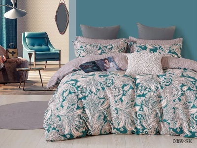 КПБ Cleo сатин набивной "Satin de Luxe" полуторный 150*210*1 160*230*1(±5) 70*70*2(±2) (15/0089-SK, Орнамент, Мультиколор) КПБ Cleo сатин набивной "Satin de Luxe" полуторный 150*210*1 160*230*1(±5) 70*70*2(±2) (15/0089-SK, Орнамент, Мультиколор)