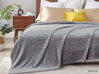 Ткань велсофт "Aura" 270 гр/м2 (002-AUR, Узоры, Серый)