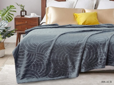 Ткань велсофт "Aura" 270 гр/м2 (008-AUR, Узоры, Серый)