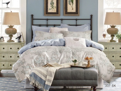 КПБ Cleo сатин набивной "Satin de Luxe" полуторный 150*210*1 160*230*1(±5) 50*70*2(±2) (16/337-SK, Цветы, Бежевый) КПБ Cleo сатин набивной "Satin de Luxe" полуторный 150*210*1 160*230*1(±5) 50*70*2(±2) (16/337-SK, Цветы, Бежевый)