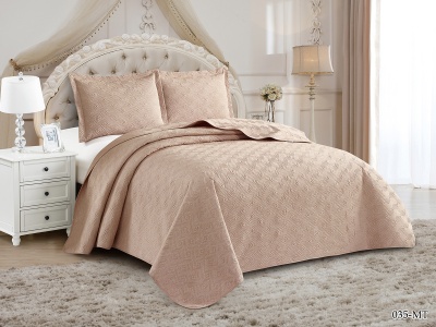 Покрывало Cleo "MUSCAT" 230*250 50*70+5см*2 (230/035-MT, Однотонное,Бежевый) Покрывало Cleo "MUSCAT" 230*250 50*70+5см*2 (230/035-MT, Однотонное,Бежевый)