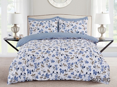 Ткань Поплин "Pure cotton" 120 ± 5 гр/м2 хлопок 100% (402-PC(B), Цветы, Голубой) Ткань Поплин "Pure cotton" 120 ± 5 гр/м2 хлопок 100% (402-PC(B), Цветы, Голубой)