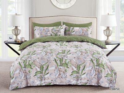 КПБ Cleo сатин набивной "Satin Lux" полуторный 145*215*1 150*220*1(±5) 70*70*2(±2) (CL15/756-SL, Растения, Мультиколор) КПБ Cleo сатин набивной "Satin Lux" полуторный 145*215*1 150*220*1(±5) 70*70*2(±2) (CL15/756-SL, Растения, Мультиколор)