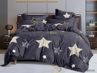 КПБ CL HOME микросатин "Dreams Color" полуторный 145*215*1 150*220*1(±5) 70*70*2(±2) (CH15/023-DC, Звезды, Синий)