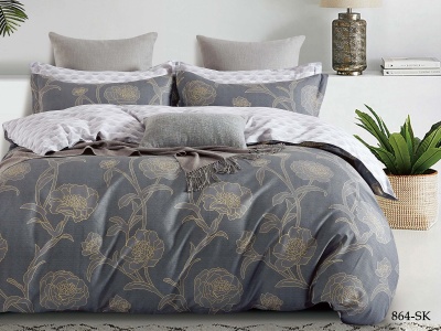 КПБ Cleo сатин набивной "Satin de Luxe" полуторный 150*210*1 160*230*1(±5) 70*70*2(±2) (15/864-SK, Цветы, Мультиколор) КПБ Cleo сатин набивной "Satin de Luxe" полуторный 150*210*1 160*230*1(±5) 70*70*2(±2) (15/864-SK, Цветы, Мультиколор)
