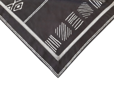 Набор декоративных наволочек Cleo "VELLO D`ORO" 50*70(+5) (2шт) (50/010-VDR, Геометрия, Черный)