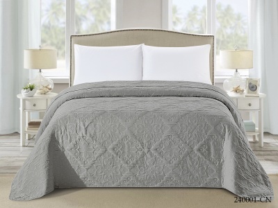 Покрывало Cleo "CAROLINE" 240*260 (240/001-CN, Однотонное, Серый) Покрывало Cleo "CAROLINE" 240*260 (240/001-CN, Однотонное, Серый)