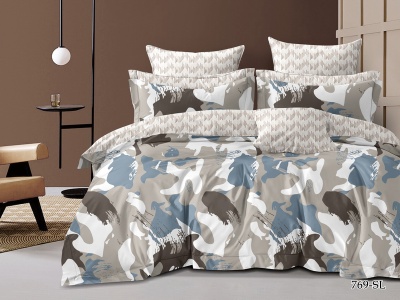 КПБ Cleo сатин набивной "Satin Lux" полуторный 145*215*1 150*220*1(±5) 70*70*2(±2) (CL15/769-SL, Оригинальное, Бежевый) КПБ Cleo сатин набивной "Satin Lux" полуторный 145*215*1 150*220*1(±5) 70*70*2(±2) (CL15/769-SL, Оригинальное, Бежевый)