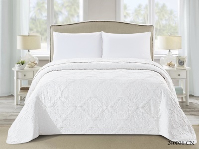 Покрывало Cleo "CAROLINE" 240*260 (240/004-CN, Однотонное,Молочный) Покрывало Cleo "CAROLINE" 240*260 (240/004-CN, Однотонное,Молочный)