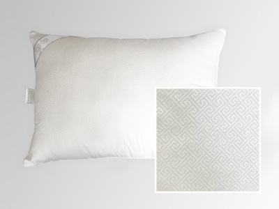 Ткань ПОПЛЕКС 90 ± 5 гр/м2 (002-POP, Греческий орнамент,Белый)