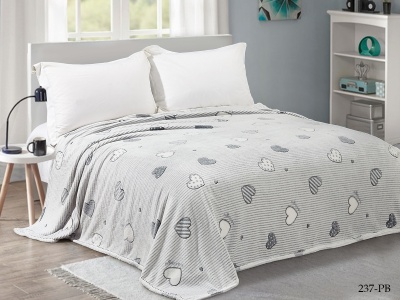 Плед Cleo "Bamboo" полуторный 150*200 микрофибра 100% (150/237-pb, Оригинальное, Серый)