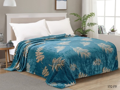 Ткань велсофт "California" 270 гр/м2 (152-pf, Листья, Мультиколор)