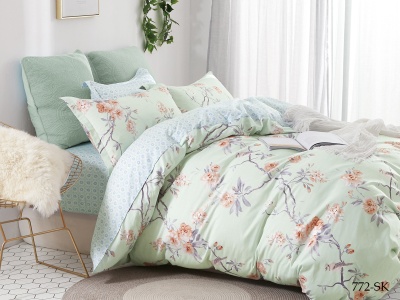 КПБ Cleo сатин набивной "Satin de Luxe" 772-SK