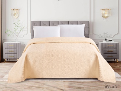 Покрывало Cleo "ANDORA" 240х260 (240/030-AD, Однотонное , Бежевый) Покрывало Cleo "ANDORA" 240х260 (240/030-AD, Однотонное , Бежевый)
