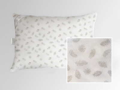 Ткань ПОПЛЕКС 90 ± 5 гр/м2 (005-POP, Перья,Белый)