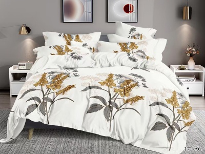 КПБ Cleo полисатин "Art Color" полуторный 145*215*1 150*220*1(±5) 70*70*2(±2) (15/171-AC, Растения, Белый) КПБ Cleo полисатин "Art Color" полуторный 145*215*1 150*220*1(±5) 70*70*2(±2) (15/171-AC, Растения, Белый)