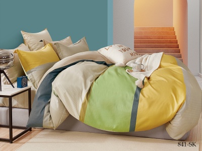 КПБ Cleo сатин набивной "Satin de Luxe" полуторный 150*210*1 160*230*1(±5) 50*70*2(±2) (16/841-SK, Геометрия, Мультиколор) КПБ Cleo сатин набивной "Satin de Luxe" полуторный 150*210*1 160*230*1(±5) 50*70*2(±2) (16/841-SK, Геометрия, Мультиколор)