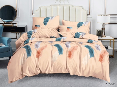 КПБ CL HOME полисатин "Art Color" двуспальный 175*215*1 200*220*1(±5) 70*70*2(±2) в ПВХ  (20/287-AC/CL, Оригинальное, Мультиколор)