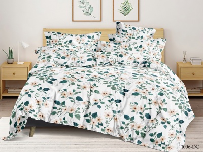 КПБ CL HOME микросатин "Dreams Color" полуторный 145*215*1 150*220*1(±5) 70*70*2(±2) (CH15/006-DC, Растения, Мультиколор)