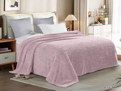 Плед Cleo "Gammi" велсофт полуторный 150*200 (150/013-GAM, Оригинальное, Сиреневый)