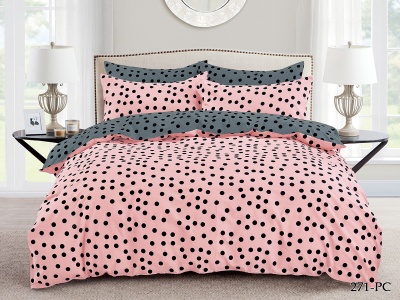 Ткань Поплин "Pure cotton" 120 ± 5 гр/м2 хлопок 100% (271-PC(B), Горох, Мультиколор)