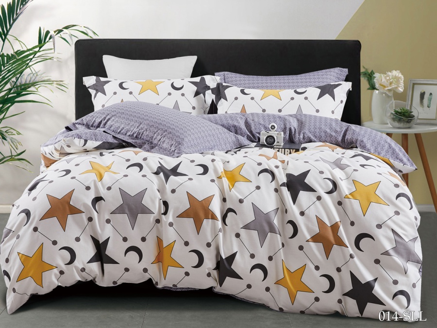 КПБ Cleo сатин набивной "Satin euro max" 014-SLL