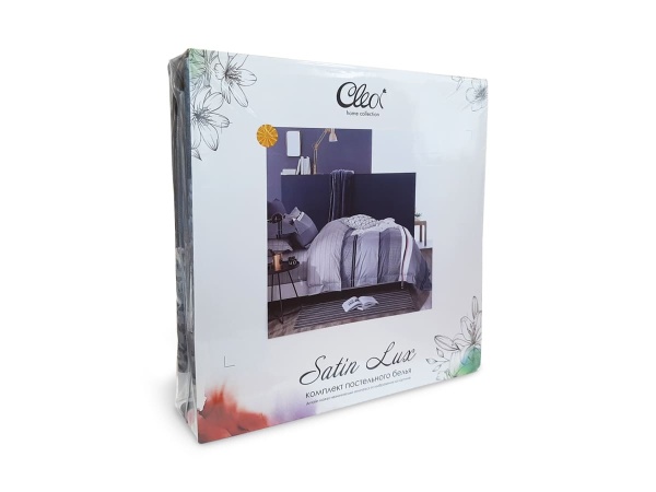 КПБ Cleo сатин набивной "Satin Lux" полуторный 145*215*1 150*220*1(±5) 70*70*2(±2) (15/037-SL, Оригинальное, Синий) КПБ Cleo сатин набивной "Satin Lux" полуторный 145*215*1 150*220*1(±5) 70*70*2(±2) (15/037-SL, Оригинальное, Синий)