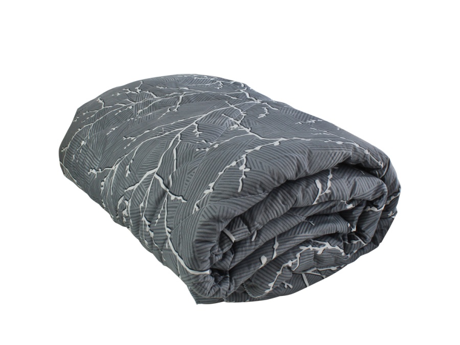 Покрывало Cleo "VELLO D`ORO" 220*240 (220/004-VDR, Растения,Серый)