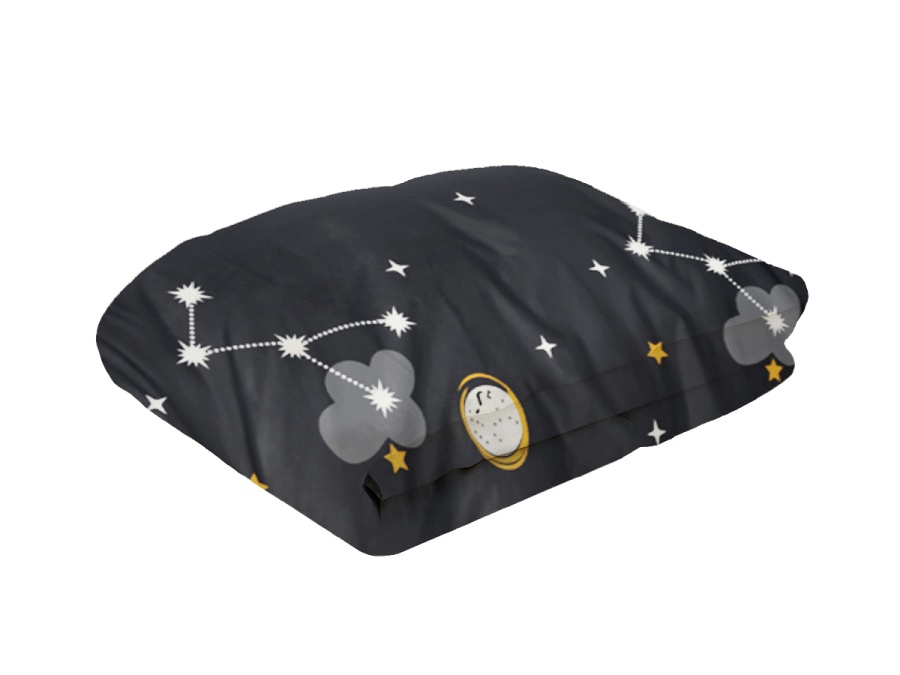 Покрывало Cleo "MAESTRO" 160*210 тубус (160/252-MR, Звезды,Черный)
