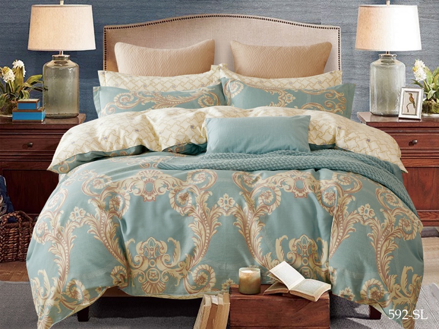 КПБ Cleo сатин набивной "Satin Lux" 592-SL