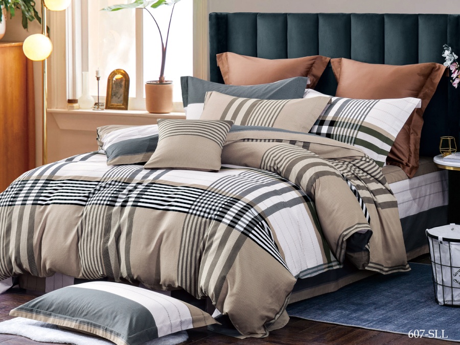 КПБ Cleo сатин набивной "Satin euro max" 607-SLL