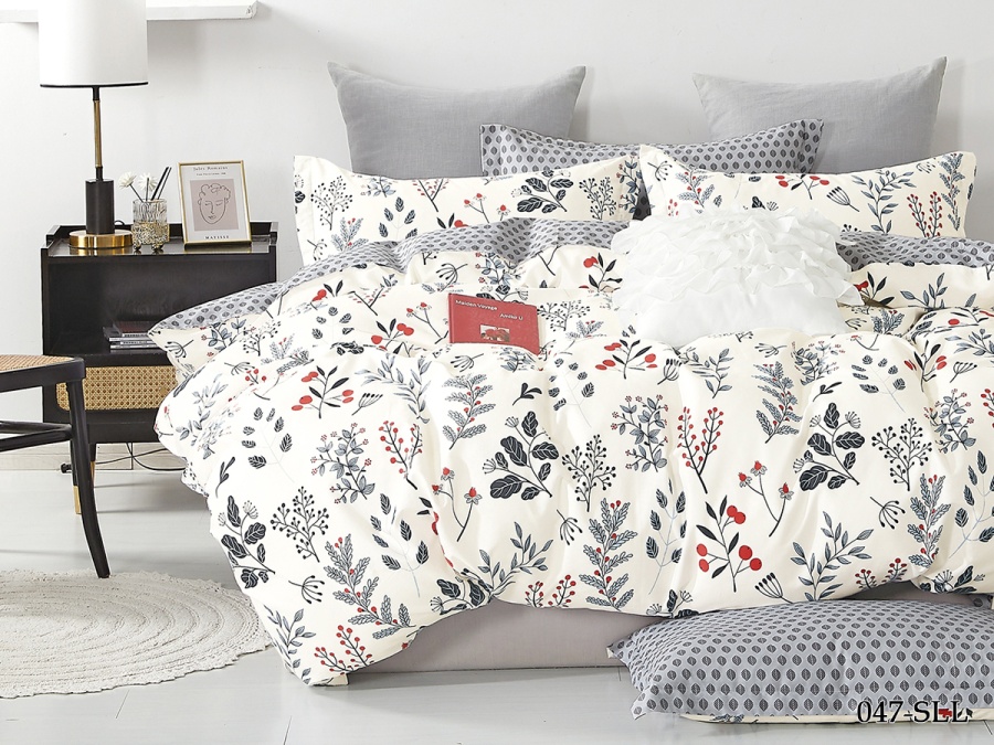 КПБ Cleo сатин набивной "Satin euro max" 047-SLL