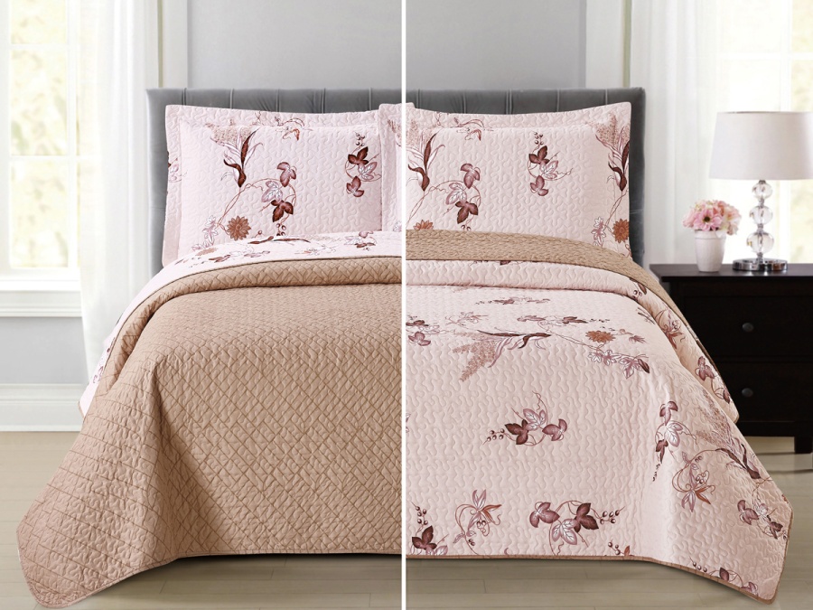 Покрывало Cleo "CLER" 240*260 50*70*2 (240/010-LR, Цветы, Мультиколор)